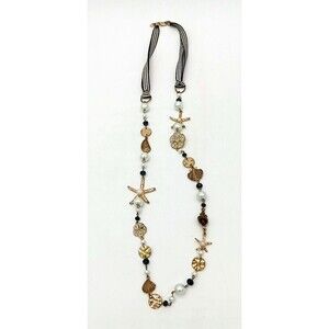Vintage Nautical Beach Ocean 18" Long Necklace